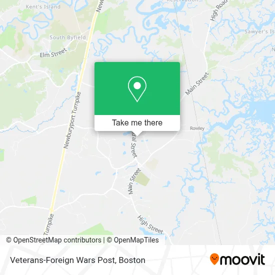 Veterans-Foreign Wars Post map