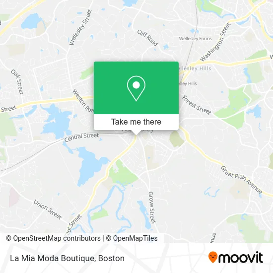 La Mia Moda Boutique map
