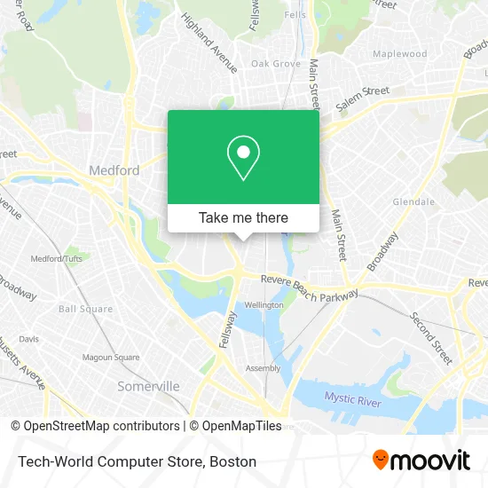 Tech-World Computer Store map