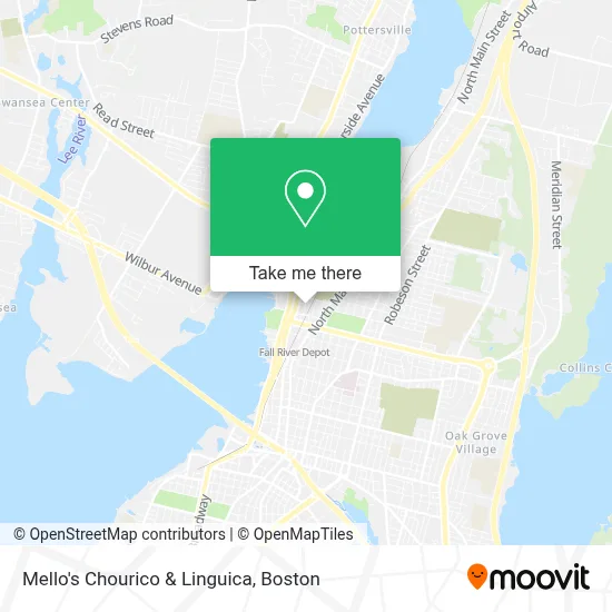 Mello's Chourico & Linguica map