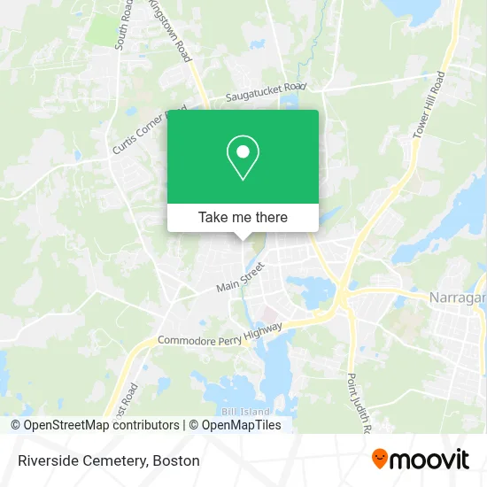 Riverside Cemetery map