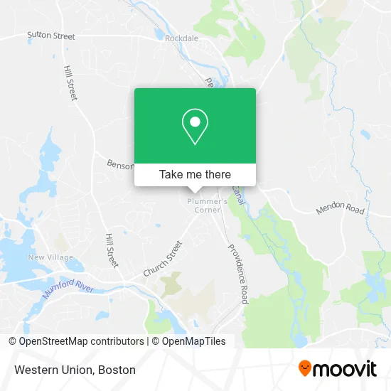 Western Union map