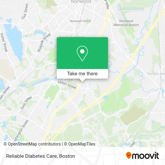 Reliable Diabetes Care map