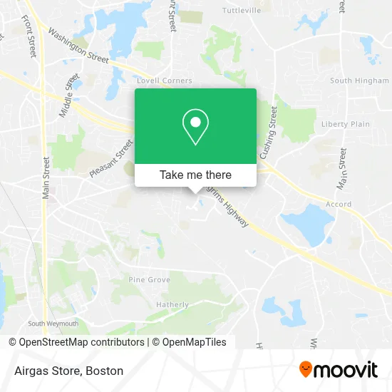 Airgas Store map