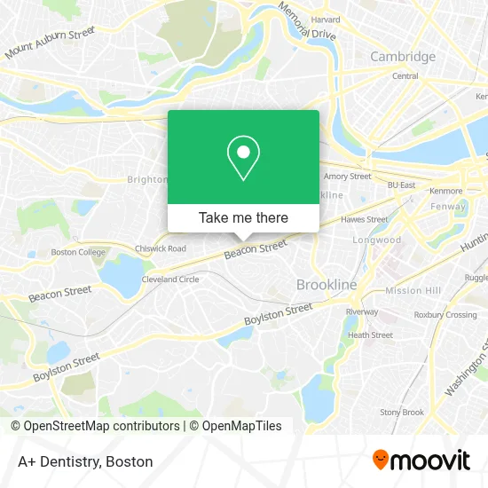 A+ Dentistry map