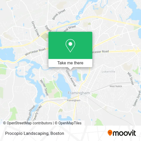 Procopio Landscaping map