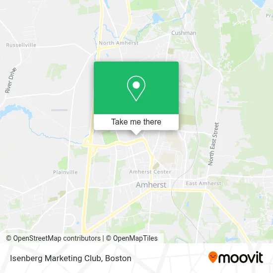 Isenberg Marketing Club map