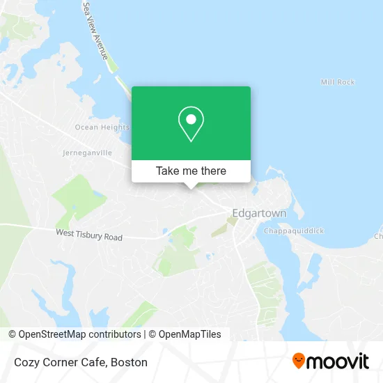 Cozy Corner Cafe map