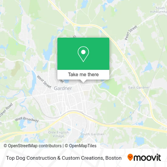 Top Dog Construction & Custom Creations map