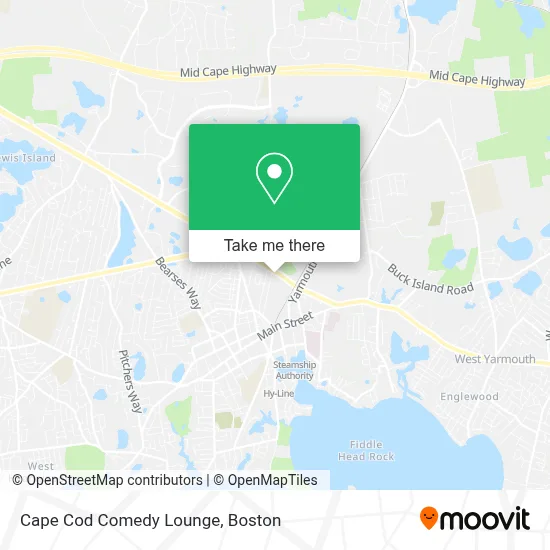 Cape Cod Comedy Lounge map