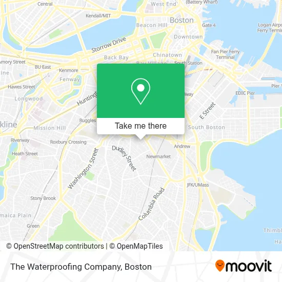 The Waterproofing Company map