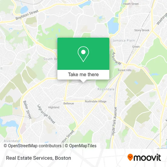 Real Estate Services map