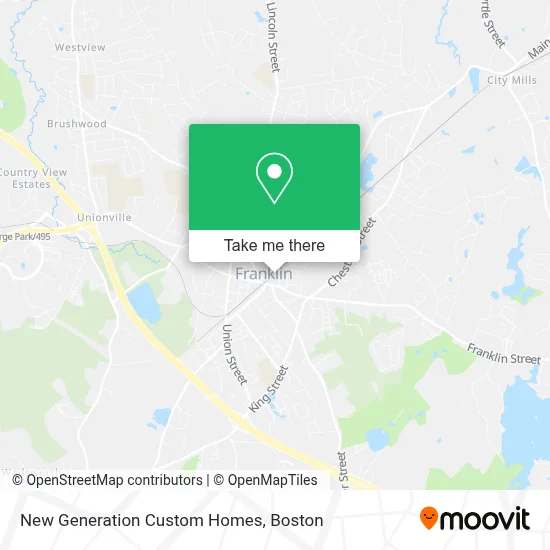 New Generation Custom Homes map