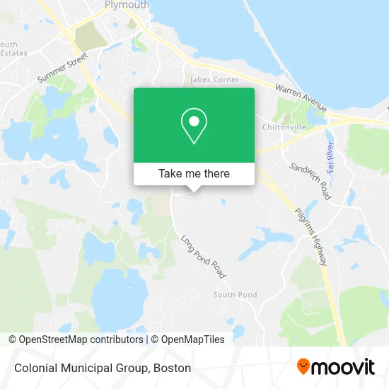 Colonial Municipal Group map