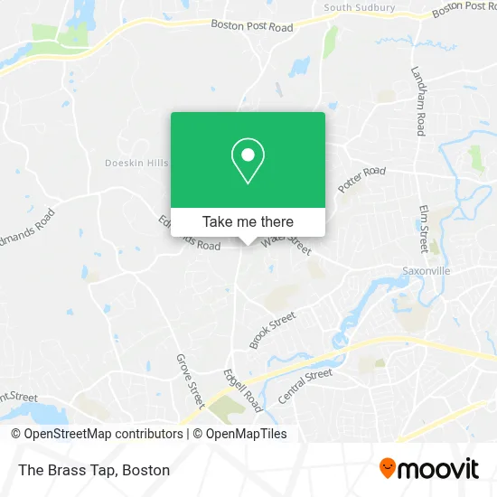 The Brass Tap map