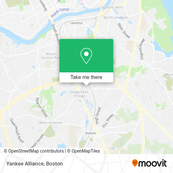 Yankee Alliance map