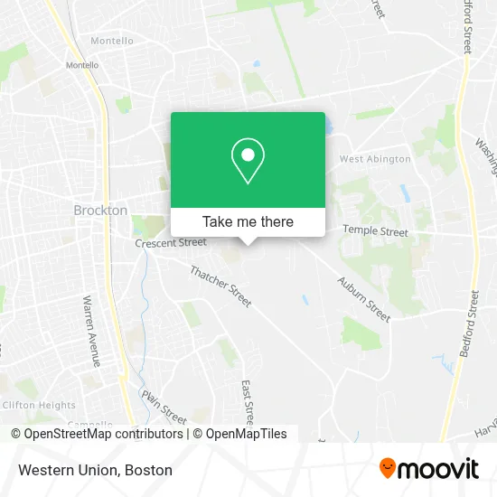 Western Union map