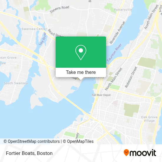 Fortier Boats map