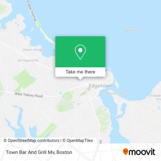 Town Bar And Grill Mv map