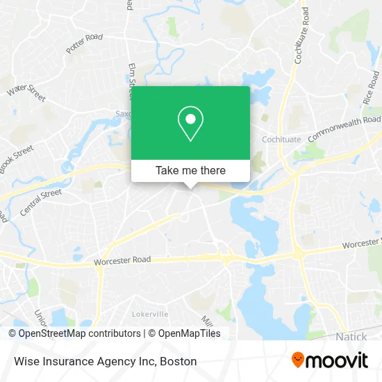 Wise Insurance Agency Inc map