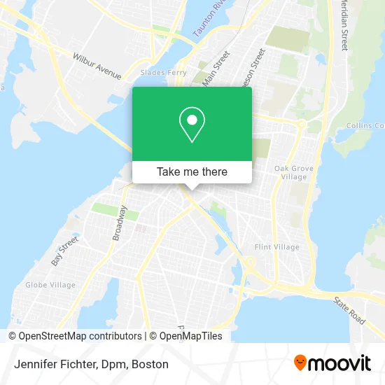 Jennifer Fichter, Dpm map