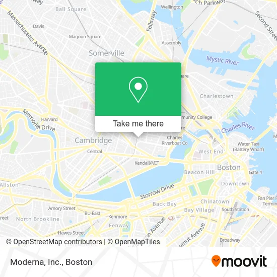 Moderna, Inc. map