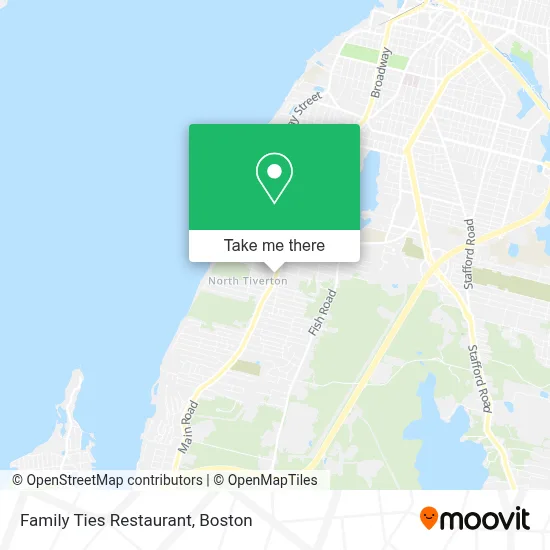 Family Ties Restaurant map