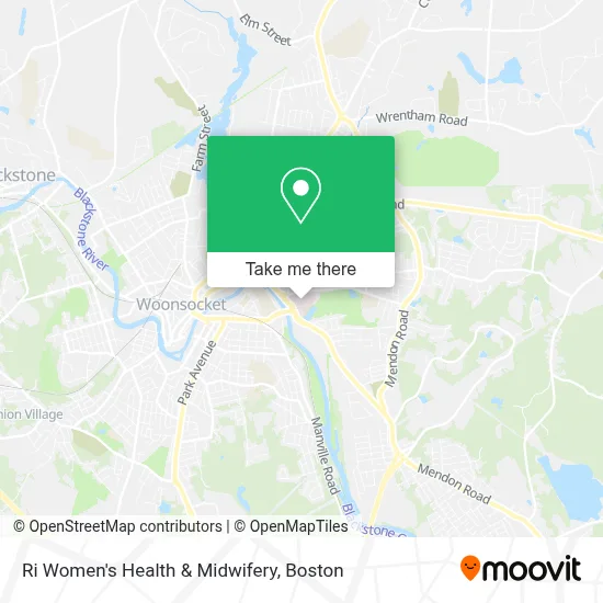 Ri Women's Health & Midwifery map