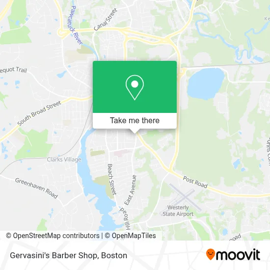 Gervasini's Barber Shop map