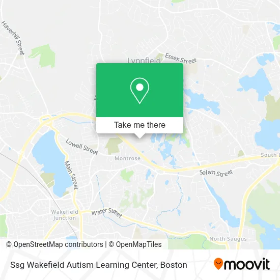 Ssg Wakefield Autism Learning Center map