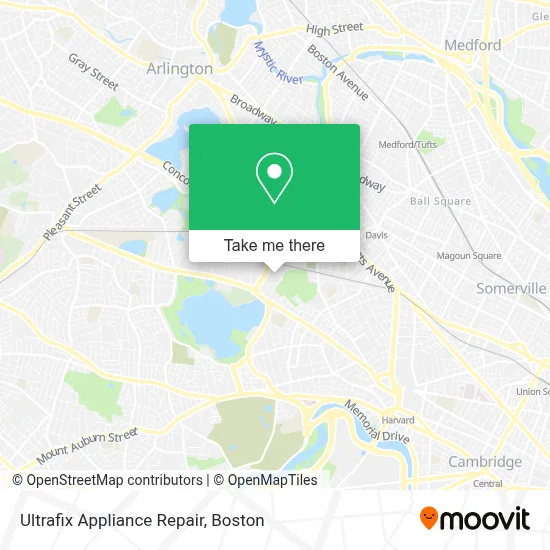 Ultrafix Appliance Repair map