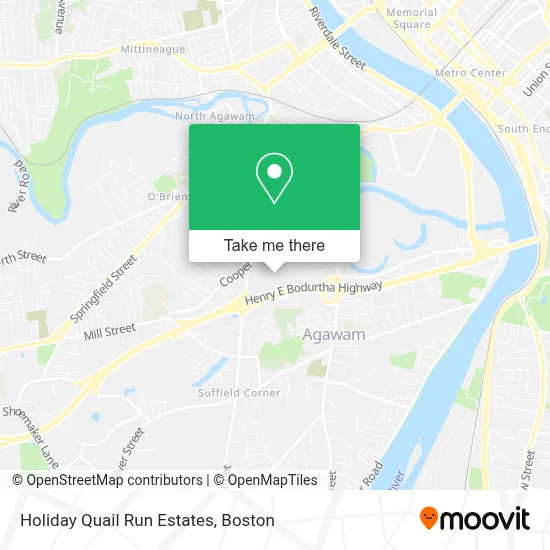 Holiday Quail Run Estates map