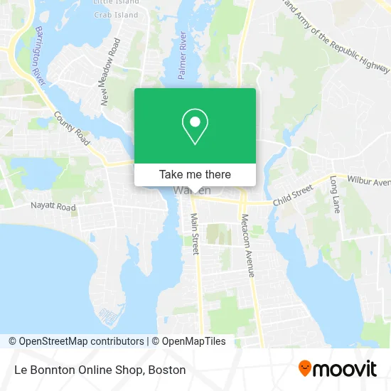 Le Bonnton Online Shop map