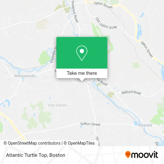 Atlantic Turtle Top map