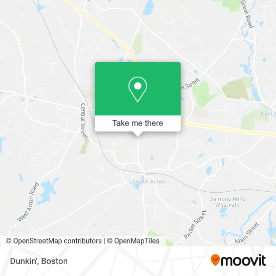 Dunkin' map