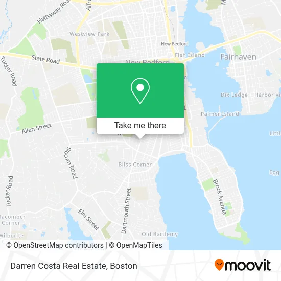 Darren Costa Real Estate map