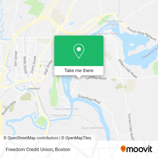 Freedom Credit Union map