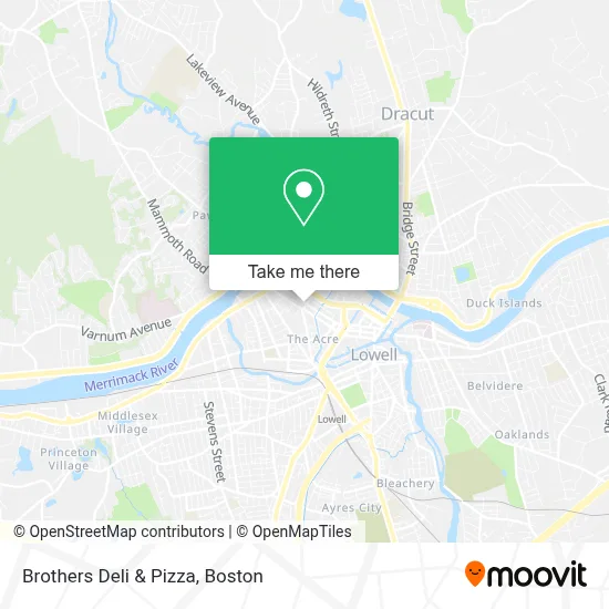 Brothers Deli & Pizza map