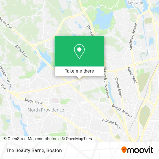 The Beauty Barne map