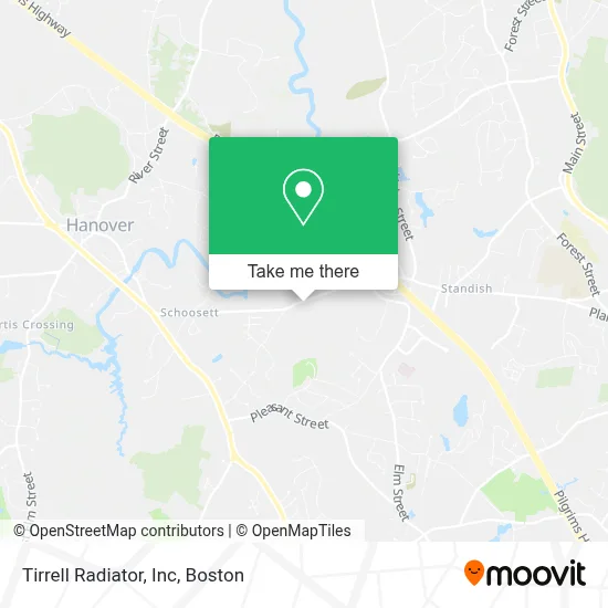 Tirrell Radiator, Inc map