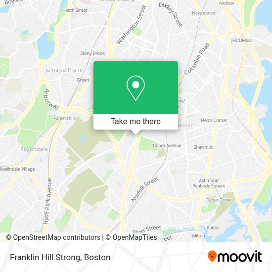 Franklin Hill Strong map