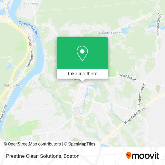 Prestine Clean Solutions map