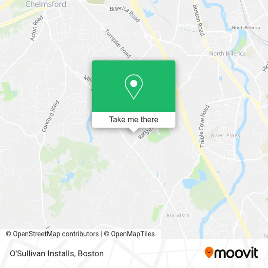 O'Sullivan Installs map
