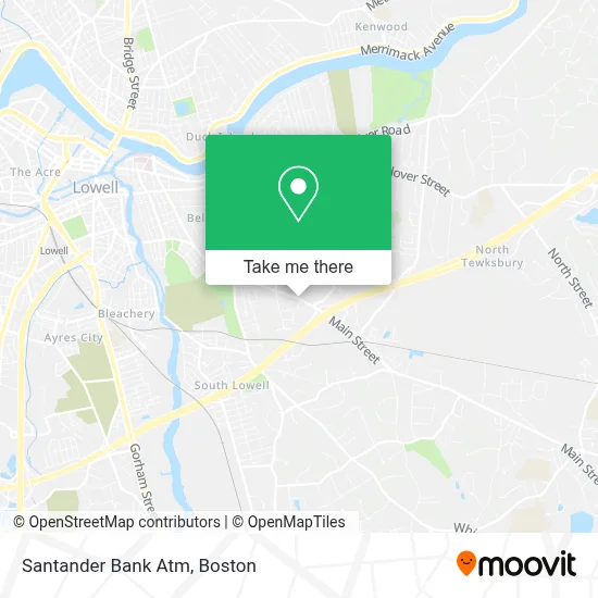 Santander Bank Atm map