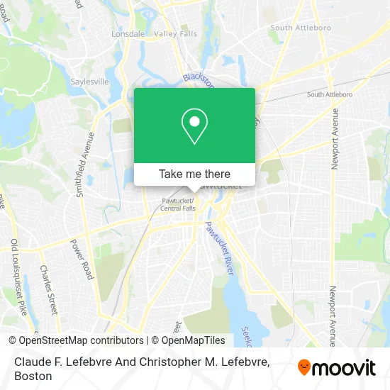 Claude F. Lefebvre And Christopher M. Lefebvre map