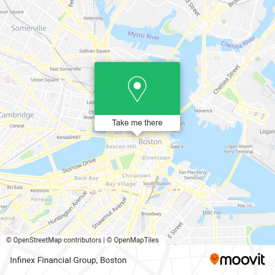 Infinex Financial Group map