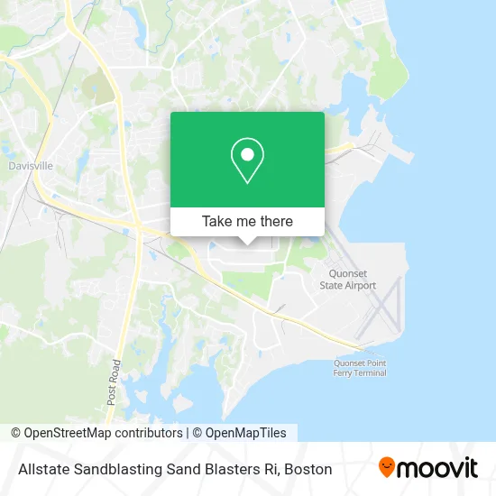 Allstate Sandblasting Sand Blasters Ri map