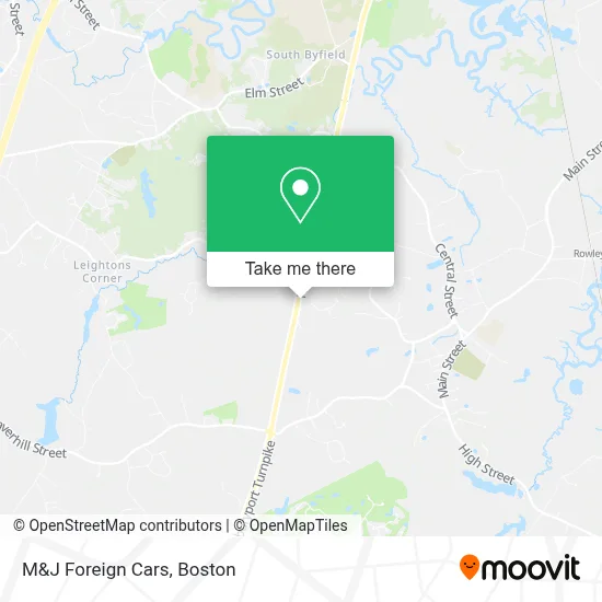 M&J Foreign Cars map