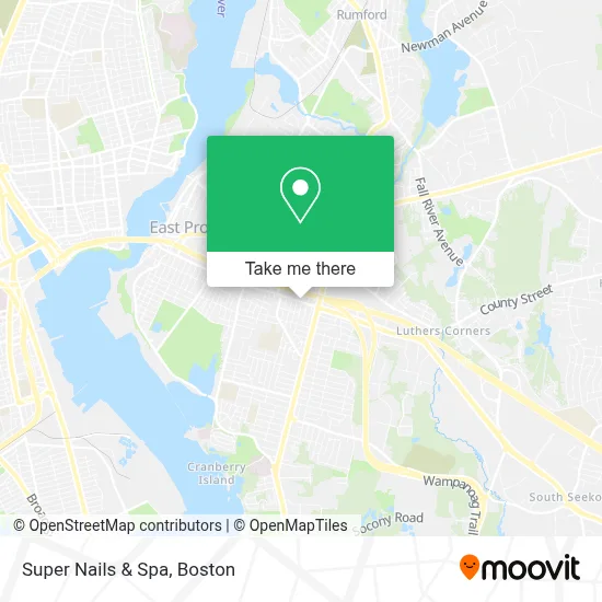 Super Nails & Spa map