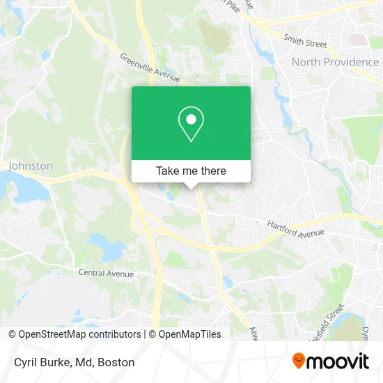 Cyril Burke, Md map